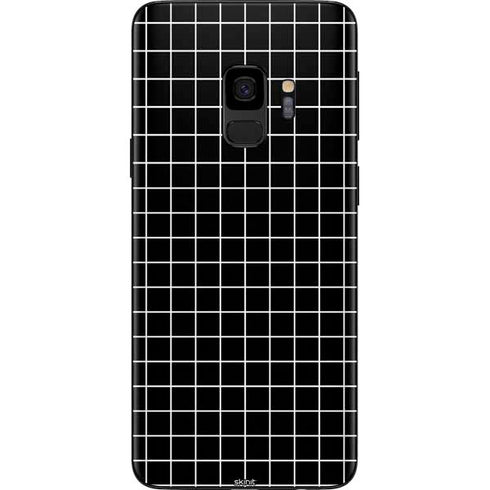 Black Grid Galaxy S9 Skin